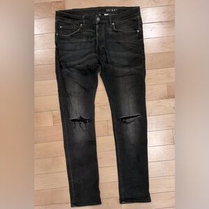 H&M ripped ashy skinny jeans